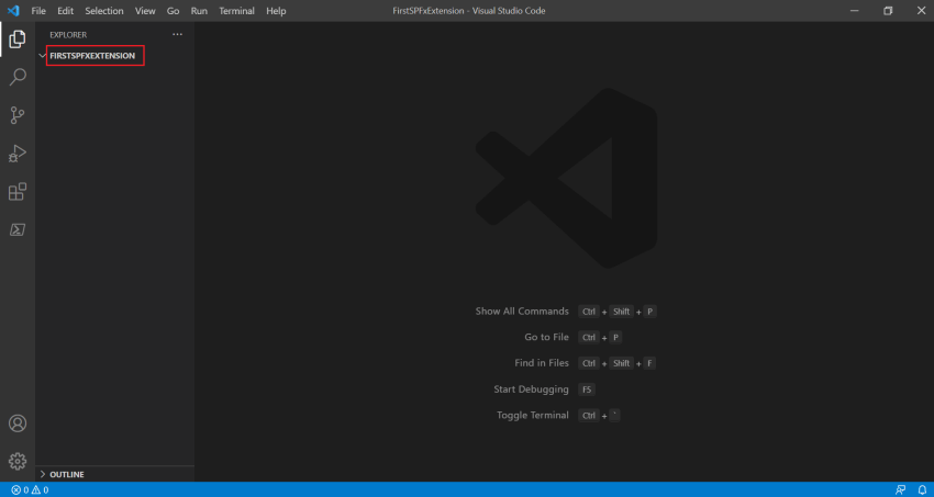 Create Extension with SharePoint Framework(SPFx)